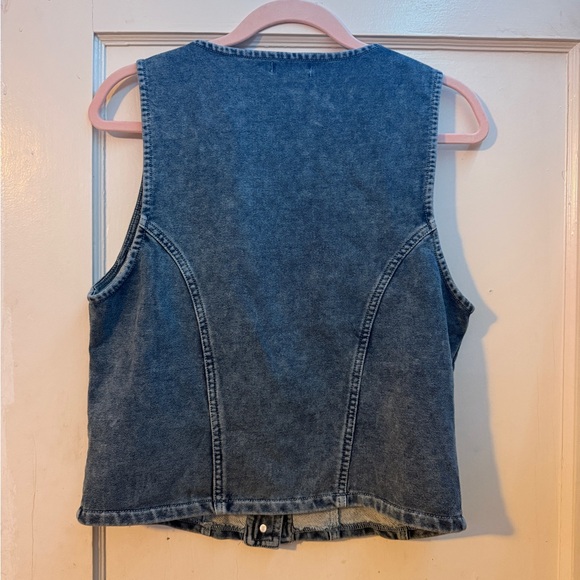 White birch denim top - Picture 2 of 4